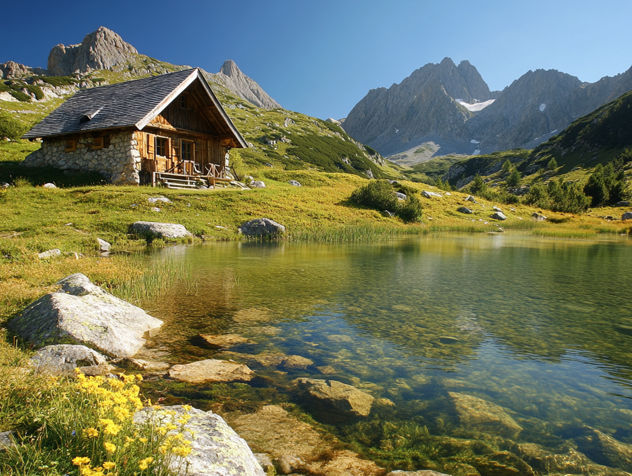 col du Coin au lac Saint-Guérin